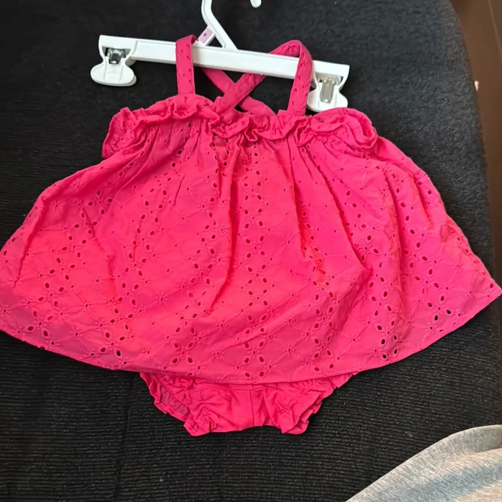 Pink Eyelet Dress for Kids